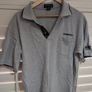Komatsu General Equipment & Supplies GES Gray Golf Polo Size L